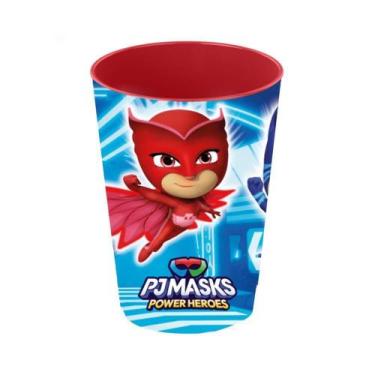 Imagem de Copo Decorado 320ml Infantil Decorado Pj Masks - PLASVALE