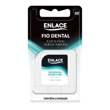 Imagem de Fio Dental Enlace Extra Fino 100m - Embalagem com 12 Unidades