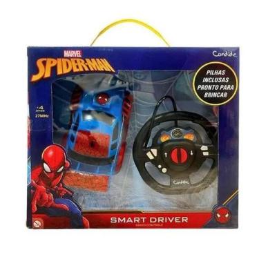 Imagem de Carrinho controle remoto Smart Driver Spiderman - CANDIDE