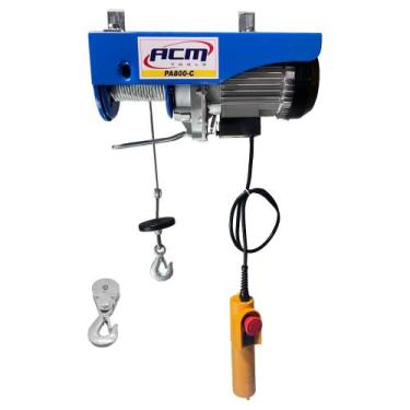 Imagem de Guincho Talha Eletrica 400/800Kg com 30Mts Cabo de Aco 220V PA800C/30 