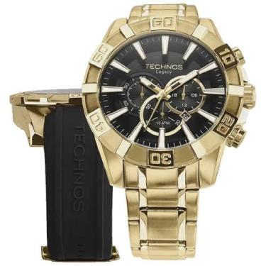 Imagem de Relógio TECHNOS Legacy troca pulseira masculino JS26AET/T1P