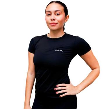 Imagem de Camiseta Dry Fit Feminina Preta - Ethical, Preto, P
