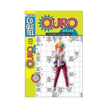 Imagem de Palavras-cruzadas diretas coquetel ouro dólar 60