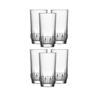 Imagem de Conjunto 6 Copos Vidro Plasvale 320ml Glass