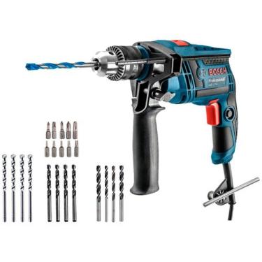Imagem de Furadeira de Impacto Bosch 650W Velocidade - Variável Mandril 1/2 GSB 