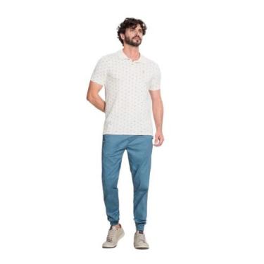 Imagem de Camisa Polo Masculina Em Cotton Diametro Plus Size, Bege, G3