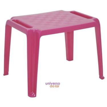 Imagem de Mesa Infantil Dona Chica em Polipropileno Rosa - Tramontina