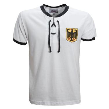 Imagem de Camisa Alemanha 1954 Liga Retrô  Branca GGG, GGG, Branco
