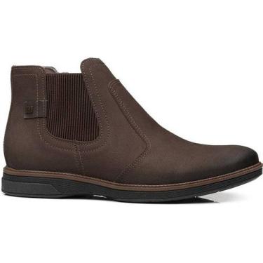 Imagem de Bota Em Couro Pegada 126754 Masculino, Chocolate, 39