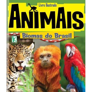 Imagem de Album De Figurinhas Animais Biomas Do Brasil Capa Mole - Kromo