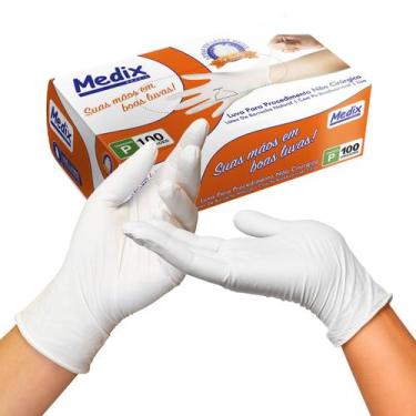 Imagem de Luva Latex com Pó Medix Cx 100un - Tamanho:M