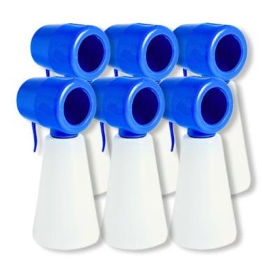 Imagem de Kit 6 Aplicadores de Iodo Fast 350ml com Retorno Pré Dipping