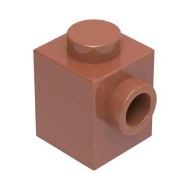 Imagem de 230 Peças De Blocos De Construção 1x1 Com Pinos Laterais Compatíveis C