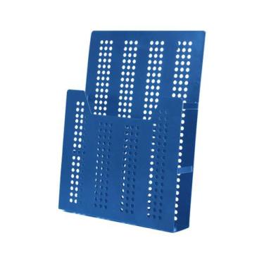 Imagem de Porta Revistas de Parede - Oikos AZUL, U, AZUL