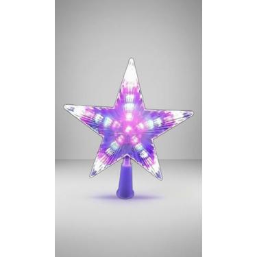 Imagem de Topo de Árvore LED Colorido/Branco - Congratulations Store