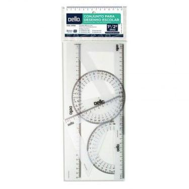 Imagem de kit para desenho flexível - com 5 peças - 8700.H - Dello