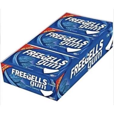 Imagem de Chiclete Freegells Hortelã Caixa C/15unid - 120g