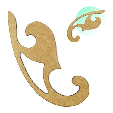 Imagem de Régua Curva Francesa 1108 Mdf Costura Modelista Patchwork