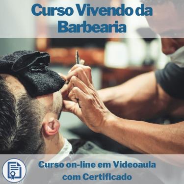 Imagem de Curso on-line em videoaula Vivendo da Barbearia com Certificado