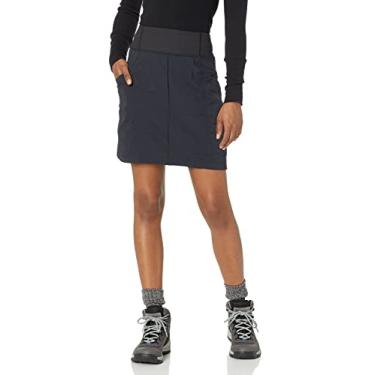 Imagem de prAna Saia feminina Koen padrão, preta, GG