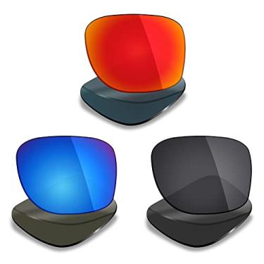 Imagem de 3 pares de lentes polarizadas de substituição Mryok para óculos de sol Oakley Big Taco – Opções