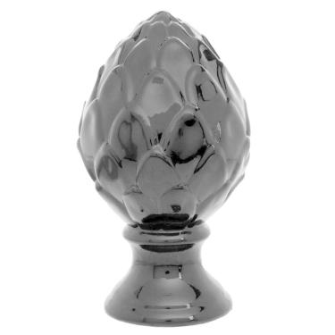 Imagem de Pinha Decorativa Encanto Elegance Em Cerâmica - Black