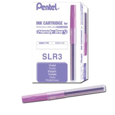 Imagem de Pentel Refil para marcador Handy-Line S, tinta violeta, caixa com 12 (SLR3-V)