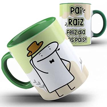 Imagem de Caneca verde Papai Flork Pai raiz