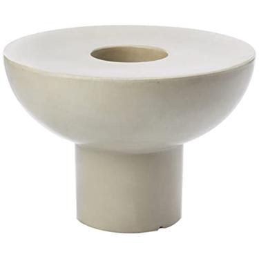 Imagem de Mesa Ø 50 X 35 Cm Com Suporte Para Vaso Antique Branco Vasart Mesa Antique Branco 50x35cm