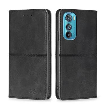 Imagem de For Motorola Edge 30 Cow Texture Magnetic Horizontal Flip Leather Phone Case
