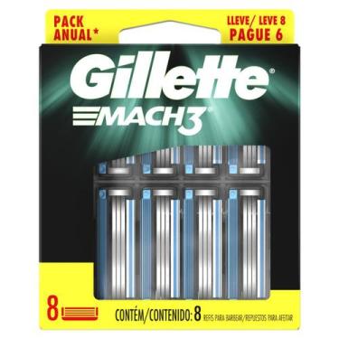 Imagem de Carga Gillette Mach3 Regular 8 Unidades