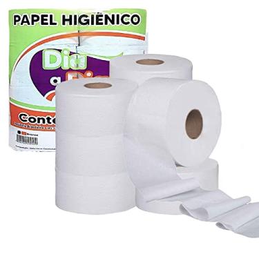 Imagem de Papel Higiênico Rolão Folha Simples 8un Empresas Comércio