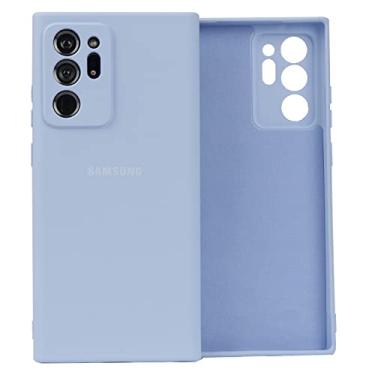 Imagem de Para Samsung Galaxy Note 20 Ultra 5G Note20 Note20 Ultra Case Proteção de Câmera Capa de Silicone Macio Concha Protetora de Toque Sedoso, Lilás, Para Nota 20 Ultra