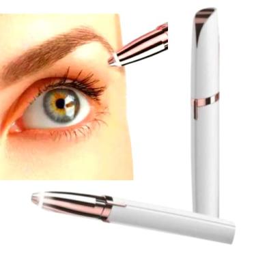 Imagem de Aparador Depilador de Sobrancelhas Portátil Luatek Branco