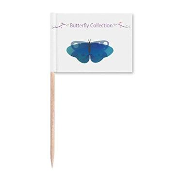 Imagem de Blue Butterfly Collection Palito de Dente, Marcador, Decoração de Festa