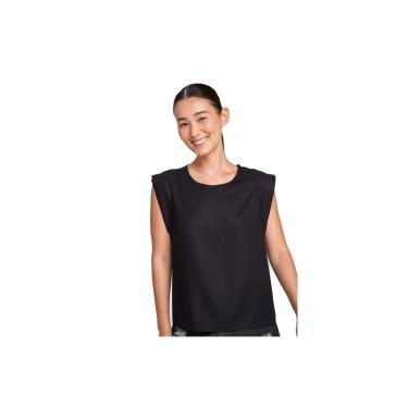 Imagem de Blusa Básica Feminina Muscle Tee Sarjada Preto XG