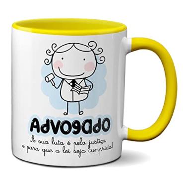 Imagem de Caneca Advogado Para A Lei Ser Cumprida Lutar Por Justiça (Amarela)