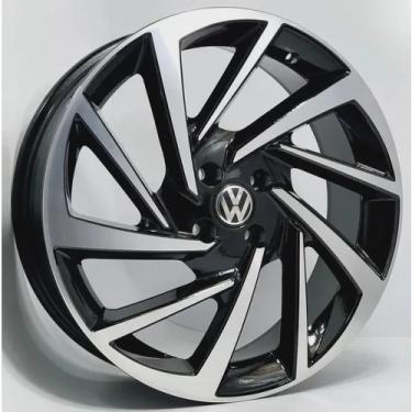 Imagem de Kit 4 Rodas Aro 18x7 4x100 Polo Virtus bd Krmai R93