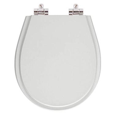 Imagem de Assento Sanitario Poliester com Amortecedor Avalon Silver (cinza Claro) para Vaso Ideal Standard