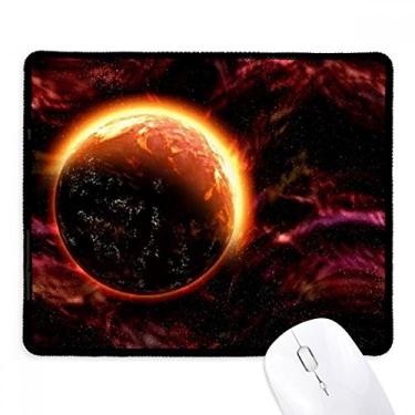 Imagem de Mousepad Red Planet Dark Universe Tapete de borracha para jogos