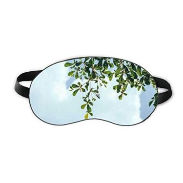 Imagem de Green Leaves Blue Sky Sleep Eye Shield Soft Night Vlindfold Shade Cover