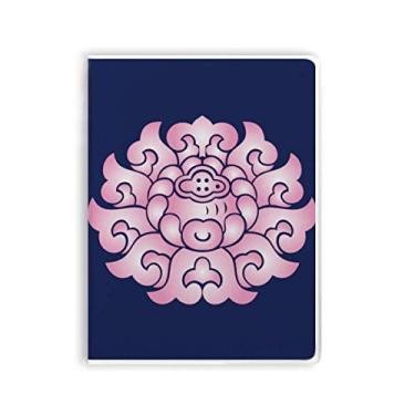 Imagem de Caderno de flores de flor de lótus com capa macia para diário