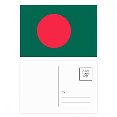 Imagem de Cartão postal da bandeira nacional de Bangladesh com cartão postal da Ásia