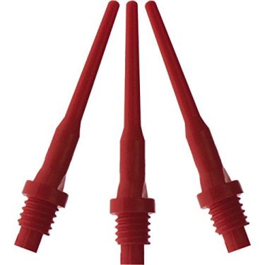Imagem de Acessório para dardos da Viper II: Tufflex II 2BA Thread Soft Tip Pontos de dardo, vermelho, pacote com 500