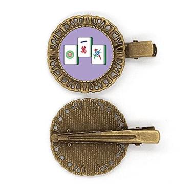 Imagem de Mahjong Top One Ten Thousand broche de cabelo prendedor de cabelo
