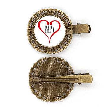 Imagem de Presilha de cabelo Papa Home Parents Art Deco presente moderno grampo de cabelo