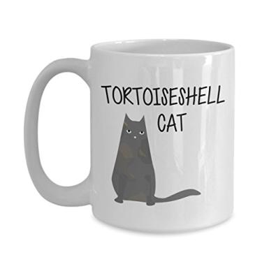 Imagem de Caneca de gato de tartaruga - Caneca de café - ideia de para amantes de gatos homens/mulheres/meninas