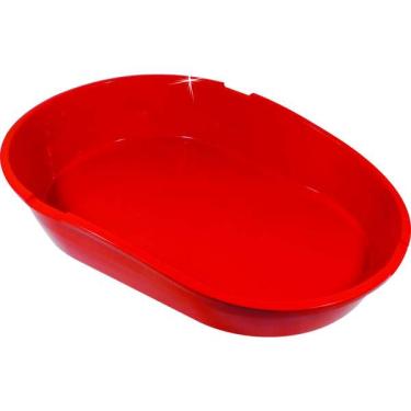 Imagem de Bandeja Furacão Pet Vermelha para Gatos - Tam. Único