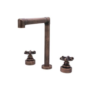Imagem de Torneira Pia Misturador Banheiro Mesa Industrial Cobre Velho