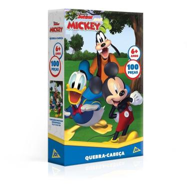 Imagem de Quebra Cabeça Mickey Mouse 100 Peças - Toyster